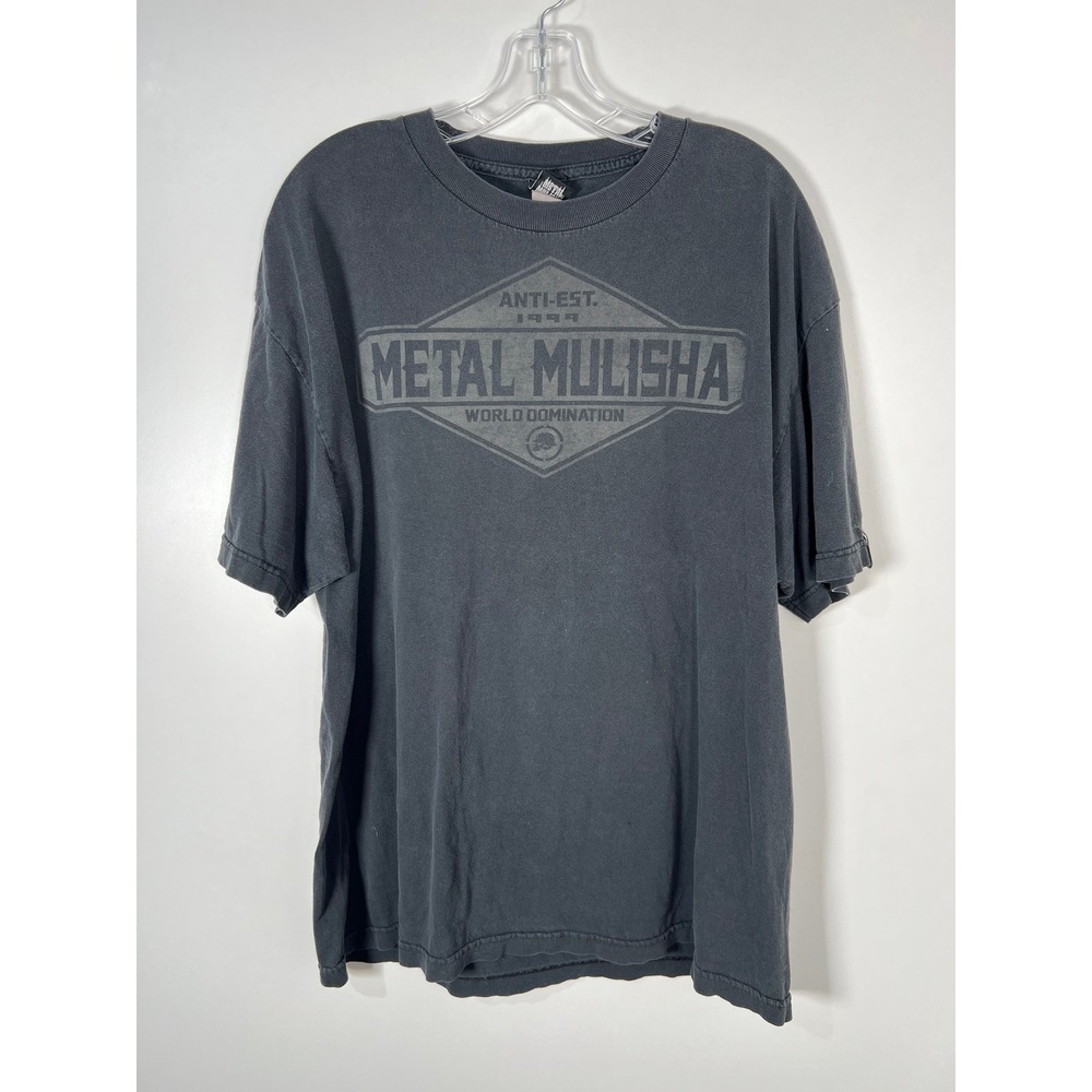 Metal Mulisha Anti-Est 1999 Distressed Black Grunge Graphic T-Shirt XL